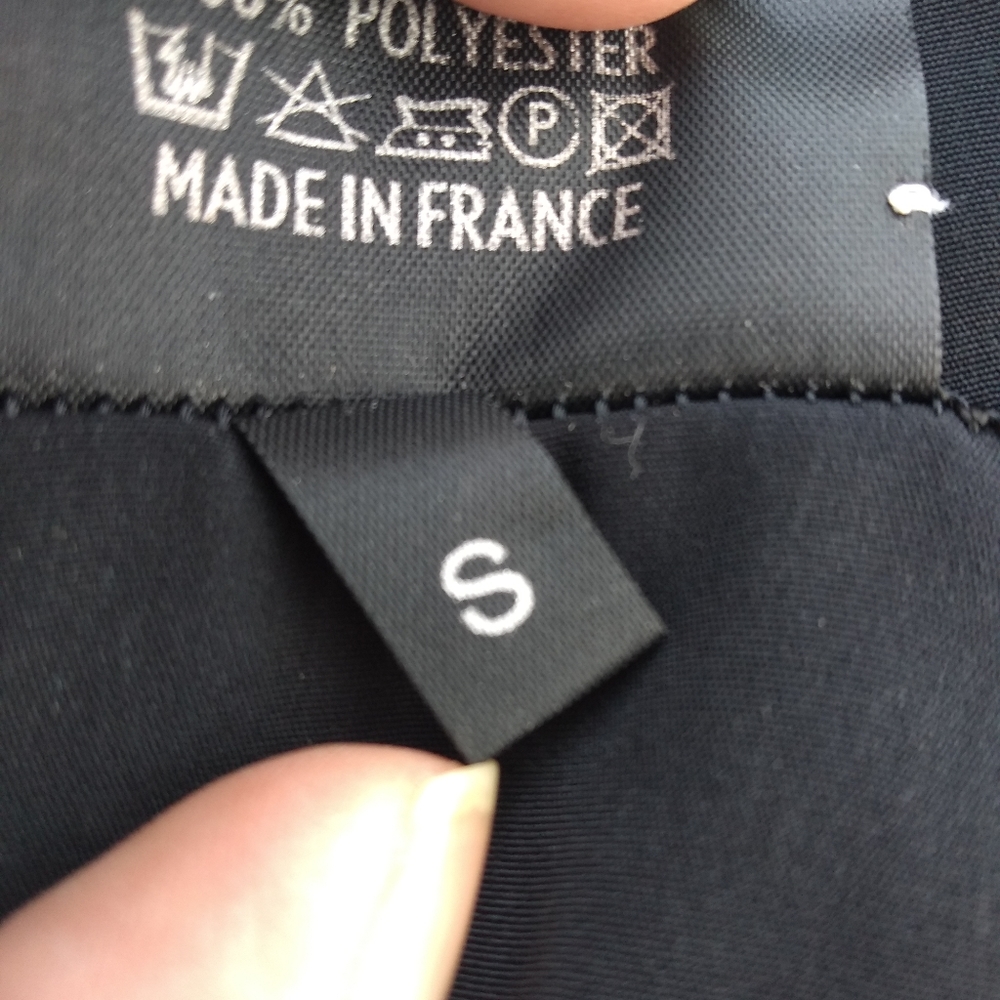 Milli Black Sheer Open Front Jacket, Size S, Pleated Hem & Cuffs, Flowy … - Picture 6 of 12